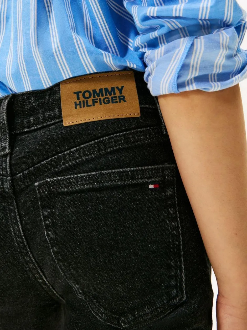 Tommy Hilfiger Black Black Flared Leg Jeans New