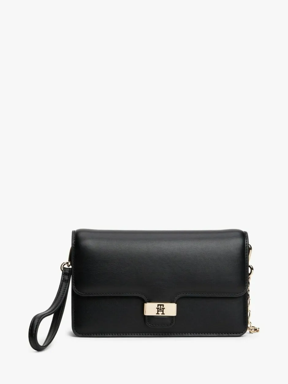 Tommy Hilfiger Heritage Monogram Plaque Clutch Black Online