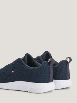 Tommy Hilfiger Blue Corporate Knit Runner Trainers Online