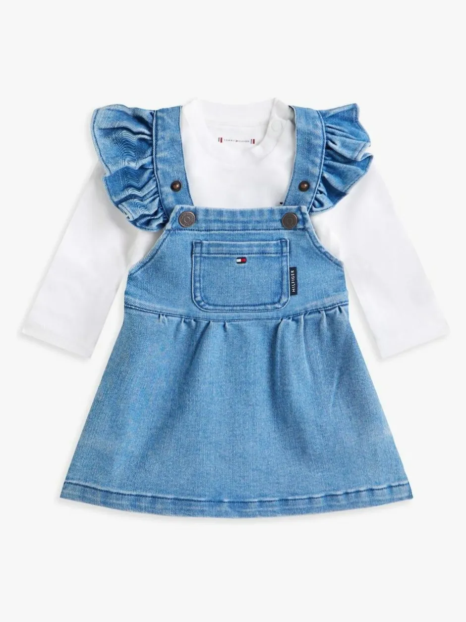 Tommy Hilfiger Blue Denim Dungarees Outlet