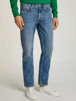Tommy Hilfiger Blue Denton Faded Straight Leg Jeans Online