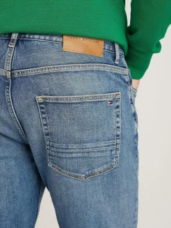 Tommy Hilfiger Blue Denton Faded Straight Leg Jeans Online