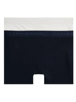 Tommy Hilfiger Blue Essential Stretch Trunks 2-Pack Discount