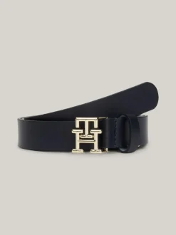 Tommy Hilfiger Blue Logo Belt Outlet