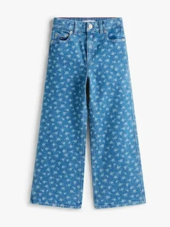 Tommy Hilfiger Blue Mabel Floral Print Wide Leg Jeans Discount