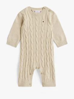 Tommy Hilfiger Brown Cable Knit Relaxed Bodysuit Online