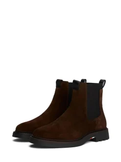 Tommy Hilfiger Brown Lightweight Suede Chelsea Boots Best