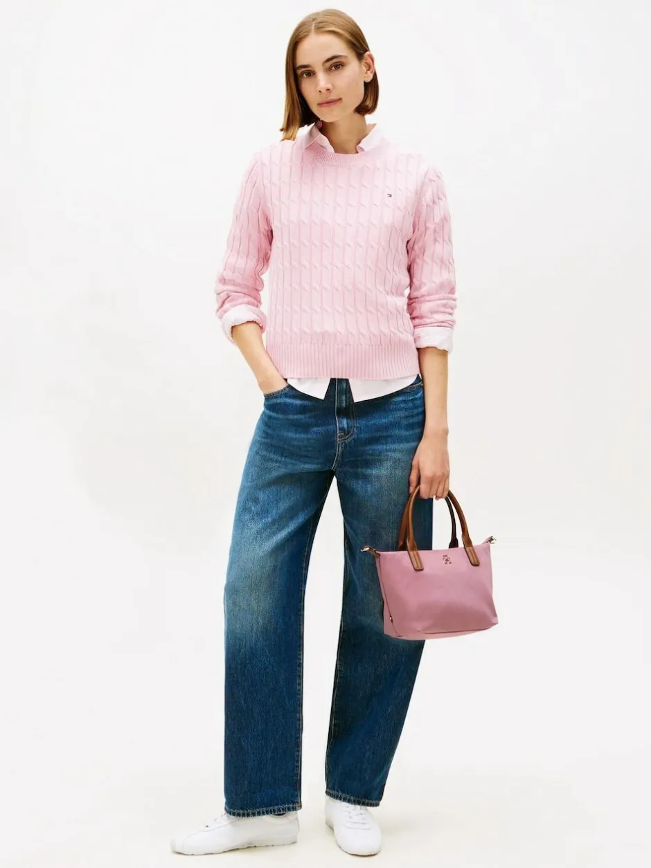 Tommy Hilfiger Webbing Crossbody Tote Bag Pink Sale