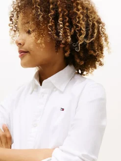 Tommy Hilfiger Stretch Oxford Shirt White Sale