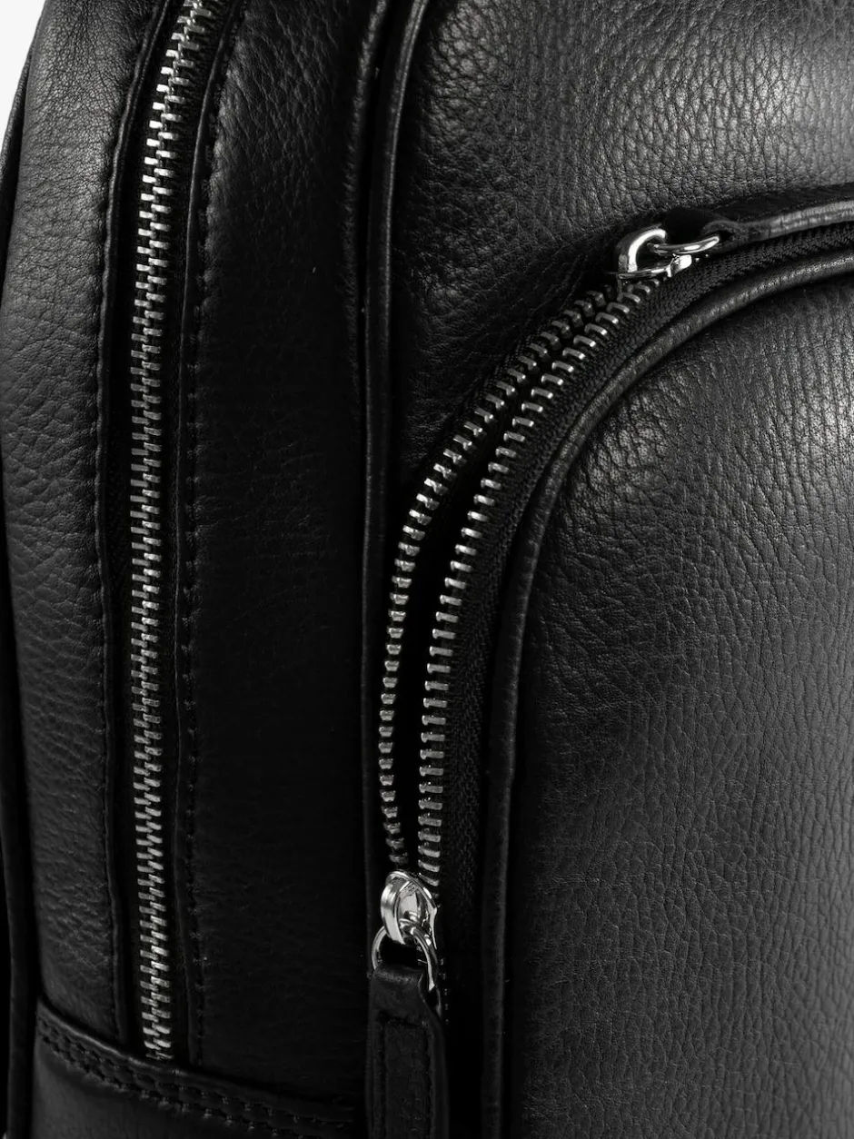 Totes Genuine Leather Backpack Black Outlet