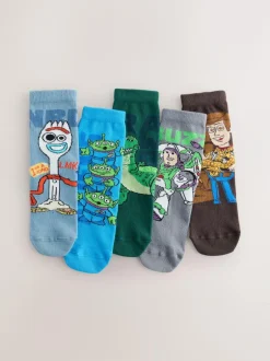Next Toy Story Character Cotton Rich Socks 5 Pack New