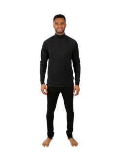 Trespass Adults Unite360 Black Base Layer Set Clearance