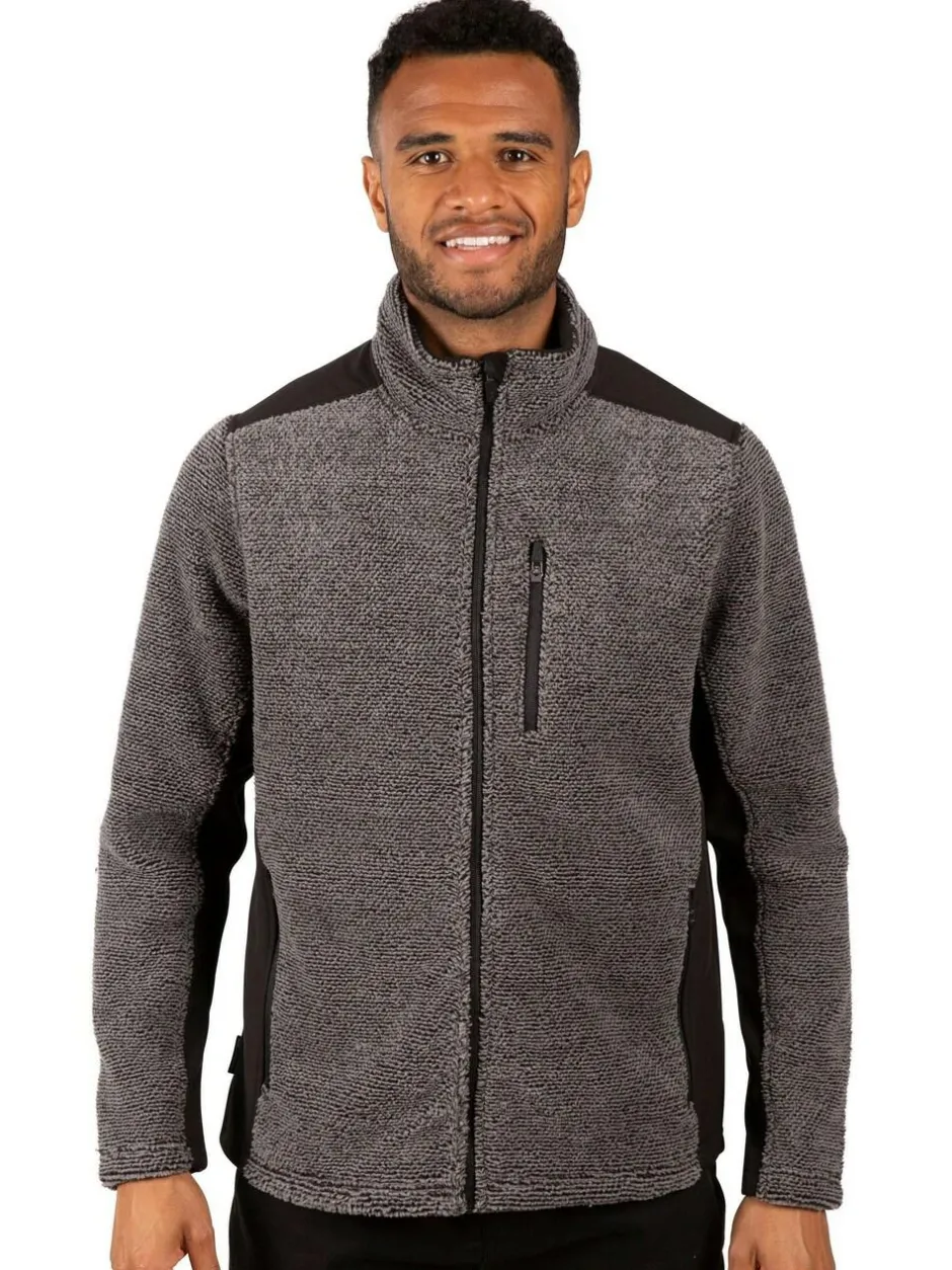 Trespass Male Grey Faratino Fleece Hot