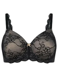 Triumph ® Contouring Sensation Minimiser Bra Black New