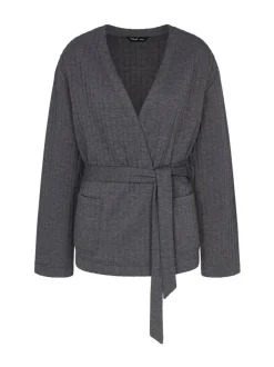 Triumph Grey Cozy Comfort Robe Top Quilted