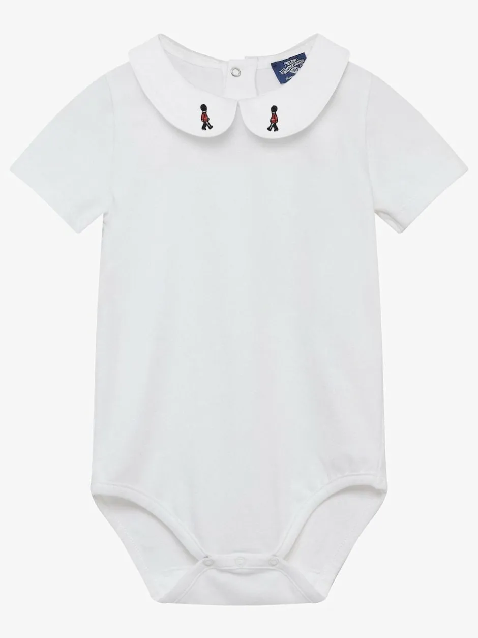 Trotters London Little White Milo Guardsman Body New