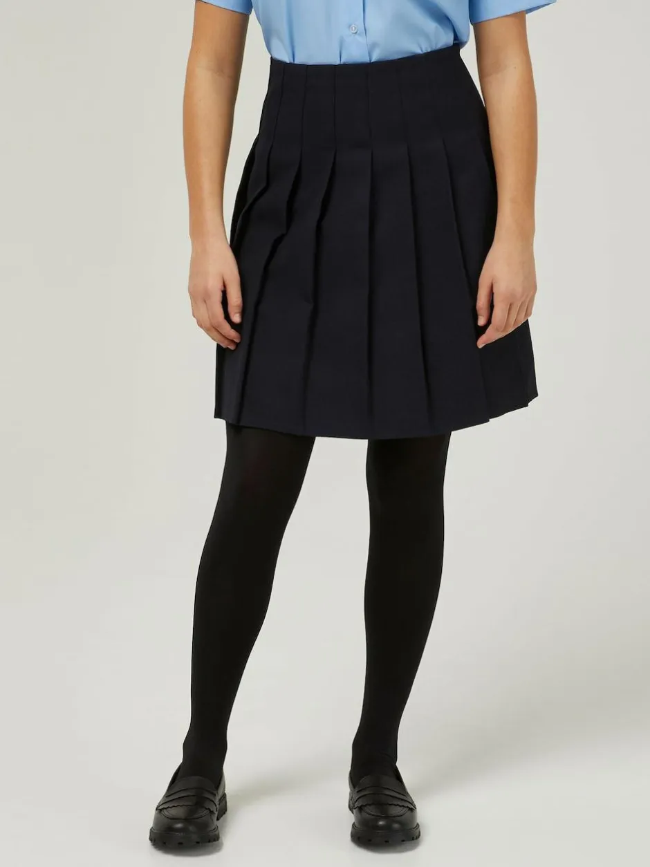 Trutex Navy 18" Stitch Down Permanent Pleats School Skirt (10-17 Yrs) Outlet
