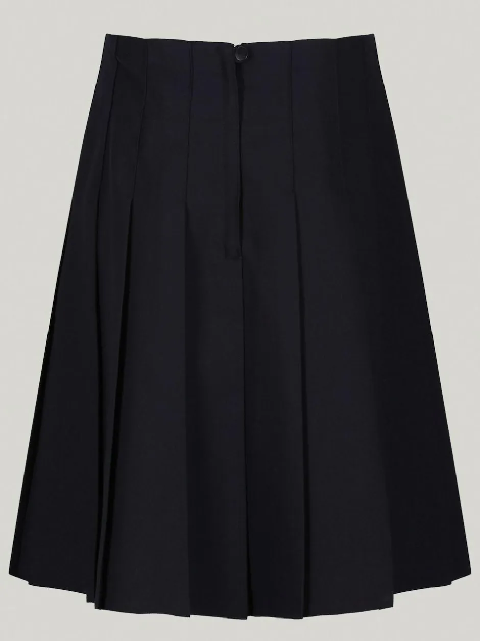 Trutex Navy 18" Stitch Down Permanent Pleats School Skirt (10-17 Yrs) Outlet