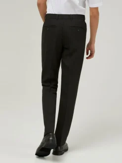 Trutex Senior Boys Slim Leg Charcoal School Trousers New