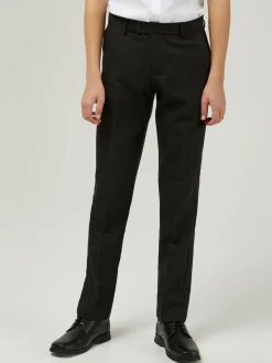 Trutex Senior Boys Slim Leg Charcoal School Trousers New