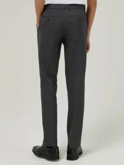 Trutex Shorter Length Slim Leg Senior Boys Grey School Trousers Best