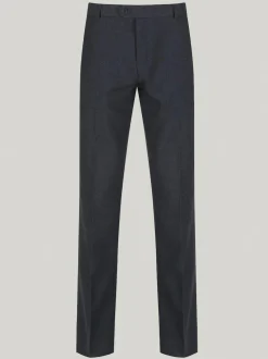 Trutex Shorter Length Slim Leg Senior Boys Grey School Trousers Best
