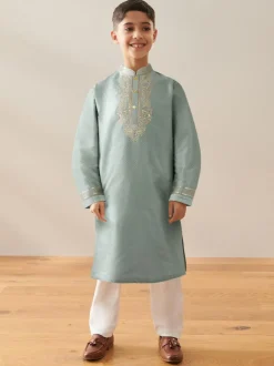 Next Turqouise Blue Eid Kurta (3mths-16yrs) Clearance