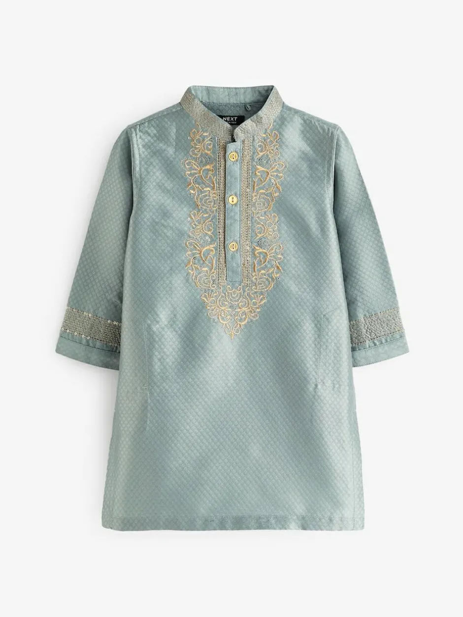 Next Turqouise Blue Eid Kurta (3mths-16yrs) Clearance