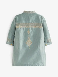 Next Turqouise Blue Eid Kurta (3mths-16yrs) Clearance
