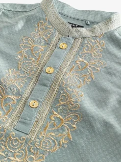 Next Turqouise Blue Eid Kurta (3mths-16yrs) Clearance