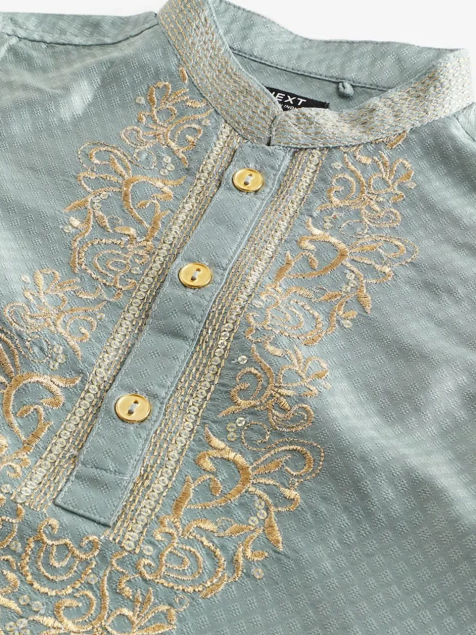 Next Turqouise Blue Eid Kurta (3mths-16yrs) Clearance