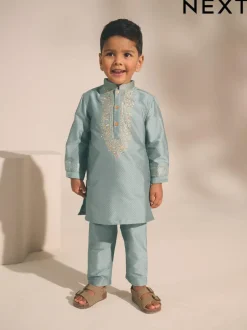 Next Turqouise Blue Eid Kurta (3mths-16yrs) Clearance