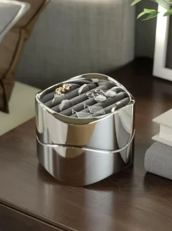 Umbra Chrome Wavy Jewelry Organizer Hot