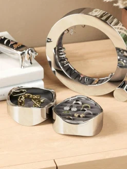 Umbra Chrome Wavy Jewelry Organizer Hot