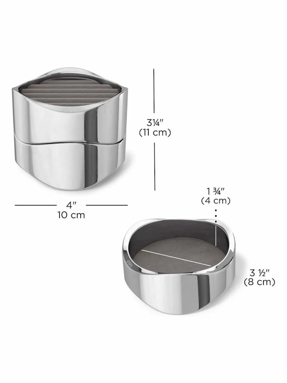 Umbra Chrome Wavy Jewelry Organizer Hot