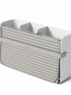 Umbra White Grey Sling Folding Dishrack Outlet