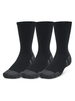 Under Armour Crew Performance Tech Crew Socks 3 Pack Black Clearance