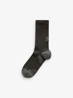 Under Armour Crew Performance Tech Crew Socks 3 Pack Black Clearance
