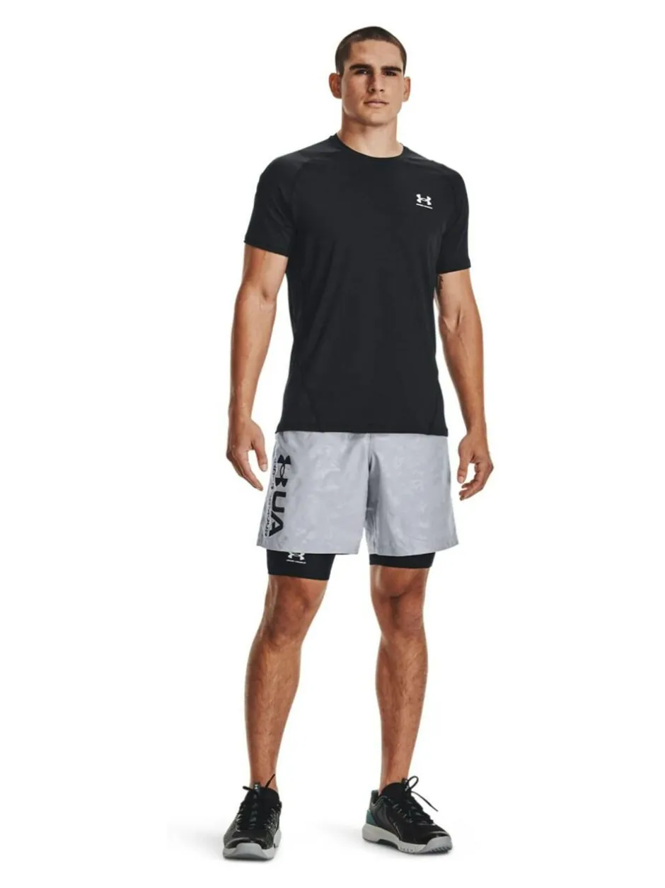 Under Armour Heat Gear Long Shorts Black Sale