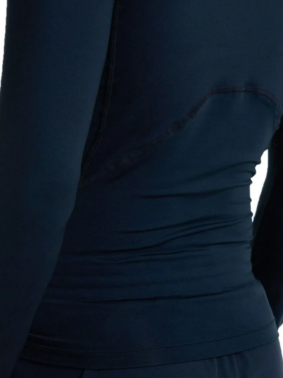 Under Armour HeatGear Fitted Long Sleeve Base Layer T-Shirt Black Sale