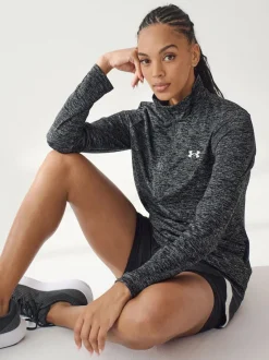 Under Armour Black Tech Twist 1/2 Zip Sweatshirt Best