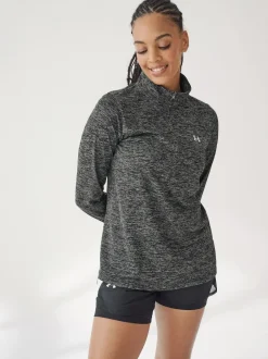Under Armour Black Tech Twist 1/2 Zip Sweatshirt Best