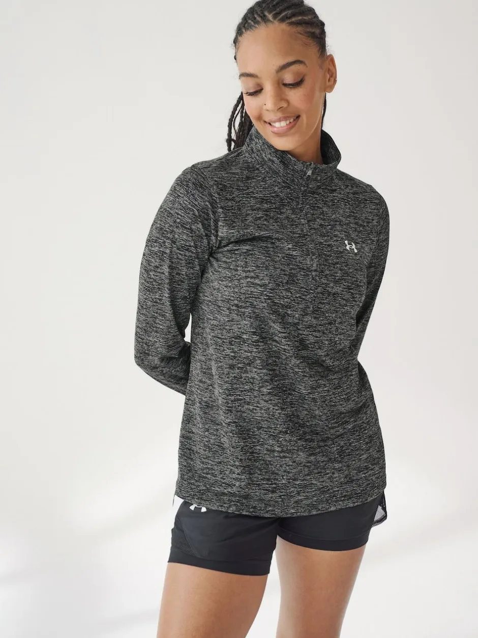 Under Armour Black Tech Twist 1/2 Zip Sweatshirt Best