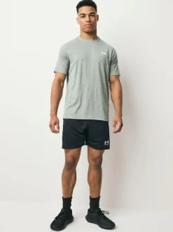 Under Armour Challenger Knit Shorts Black/White Clearance