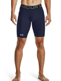Under Armour Heat Gear Long Shorts Blue Hot