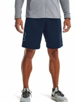 Under Armour Tech Graphic Shorts Blue New