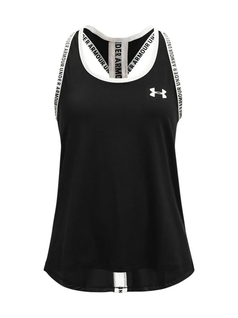 Under Armour Jet Black Knockout Tank Hot