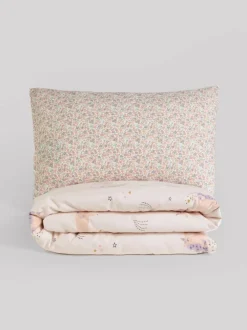 Next Supersoft 100% Brushed Cotton Duvet Cover and Pillowcase Set Unicorn Discount