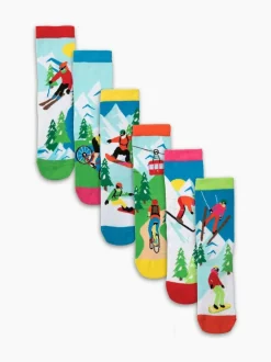 United Odd Socks Blue Wildride Boys Socks 6 pack Best