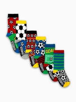 United Odd Socks Green Football Kick Boys Socks 6 Packs Outlet